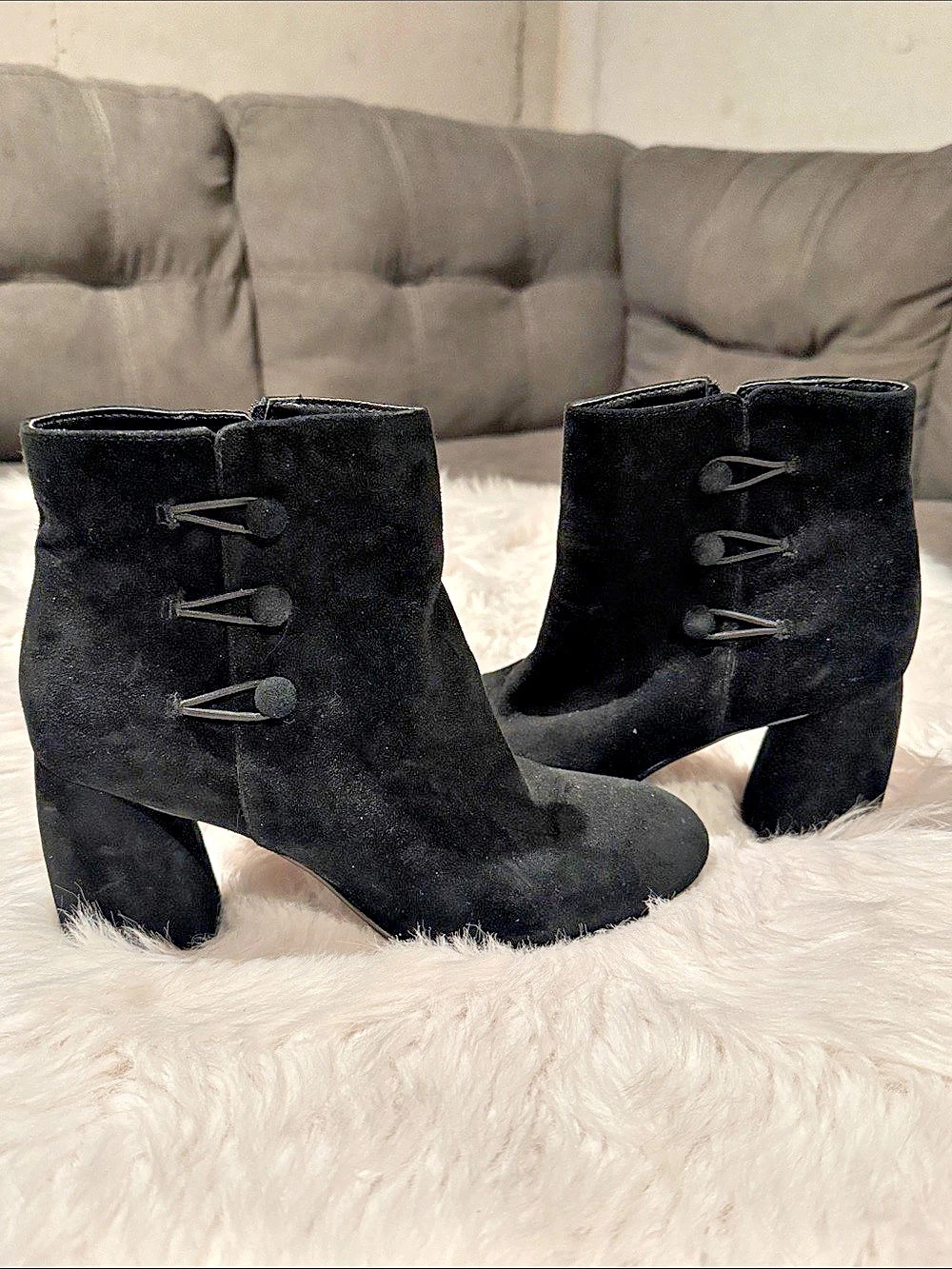 Black Heeled Ankle Boots
